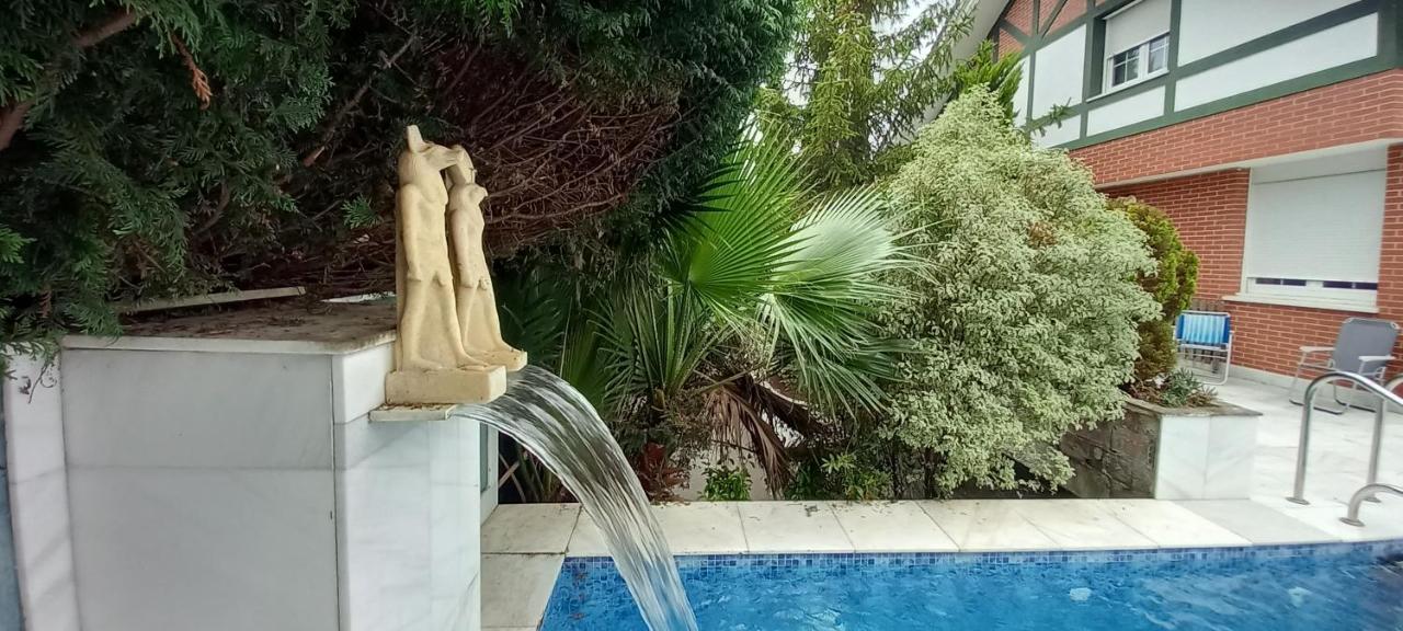 chalet de lujo con piscina, sauna y jacuzzi cerca del mar a media hora de bilbao y Santander El Puente  Exterior foto